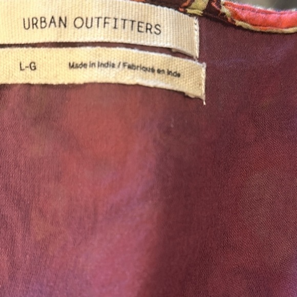 Women’s Urban Outfitters Urban Hanna Celia Tiered Dress Size Large - Picture 12 of 13